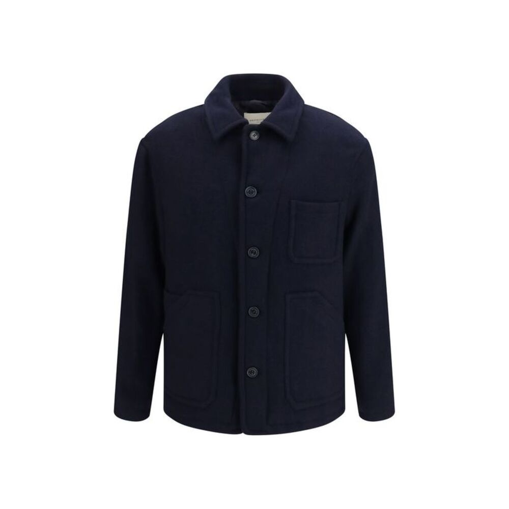 Brooksfield Blue Wool Oves Aries Men's Jacket